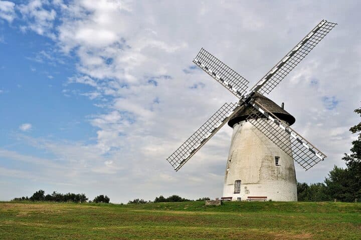 Die Egelsbergmühle in Krefeld, Deutschland.