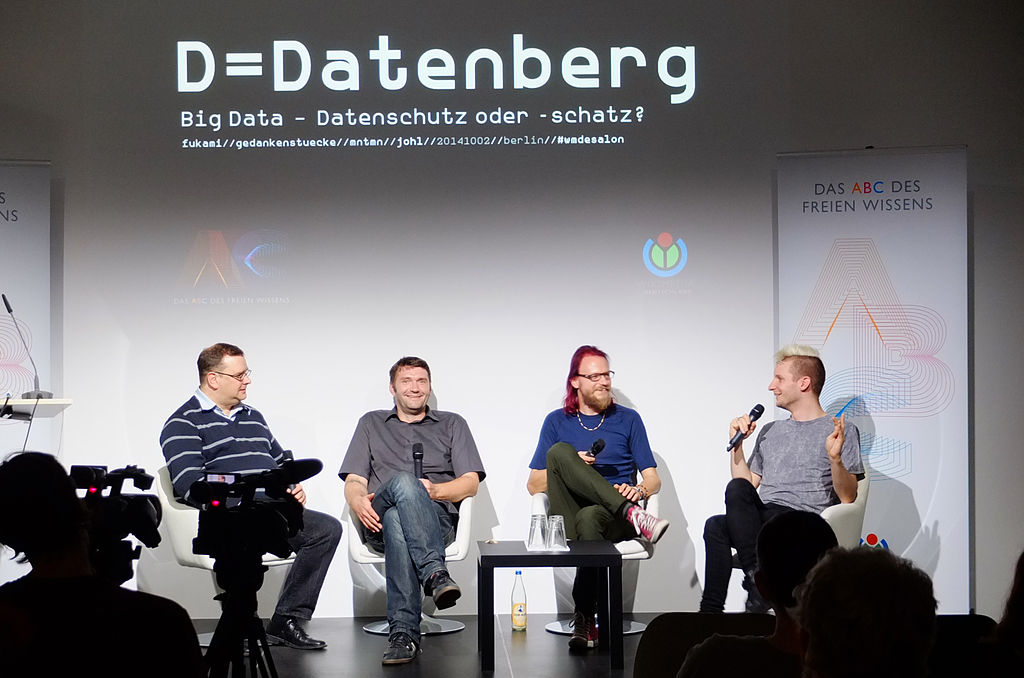 Diese Aufnahme entstand im Rahmen des 4. Wikimedia-Salon - Das ABC des Freien Wissens zum Thema Datenberg am 2. Oktober 2014 bei Wikimedia Deutschland.