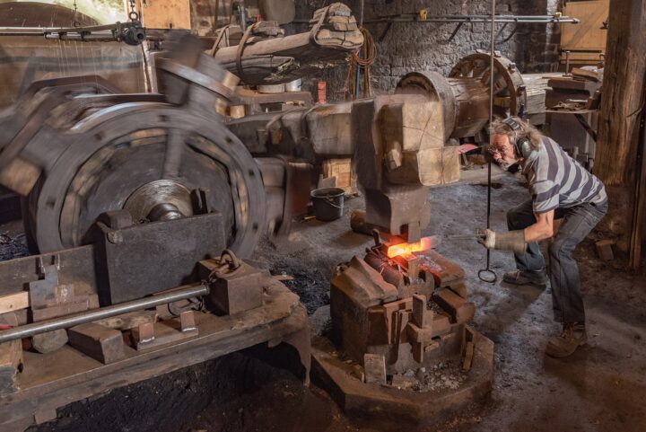 8. Platz. Im historischen Hammerwerk im Weiler Eisenhammer bei Hasloch im bayerischen Spessart.