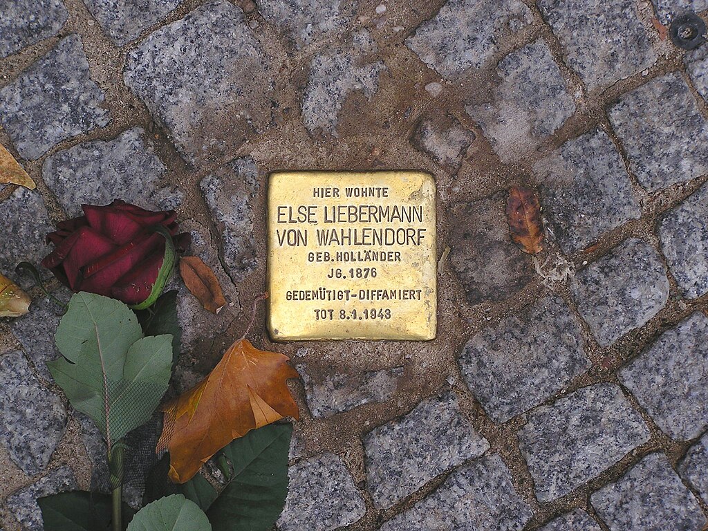 Stolperstein Else Liebermann von Wahlendorf, Berlin, Budapester Strasse